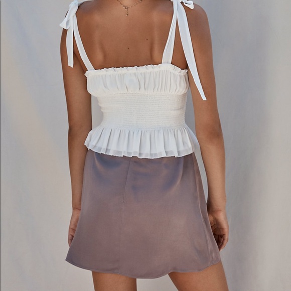 Aritzia - Wilfred Muse Skirt (Sparrow Taupe) - Picture 2 of 5